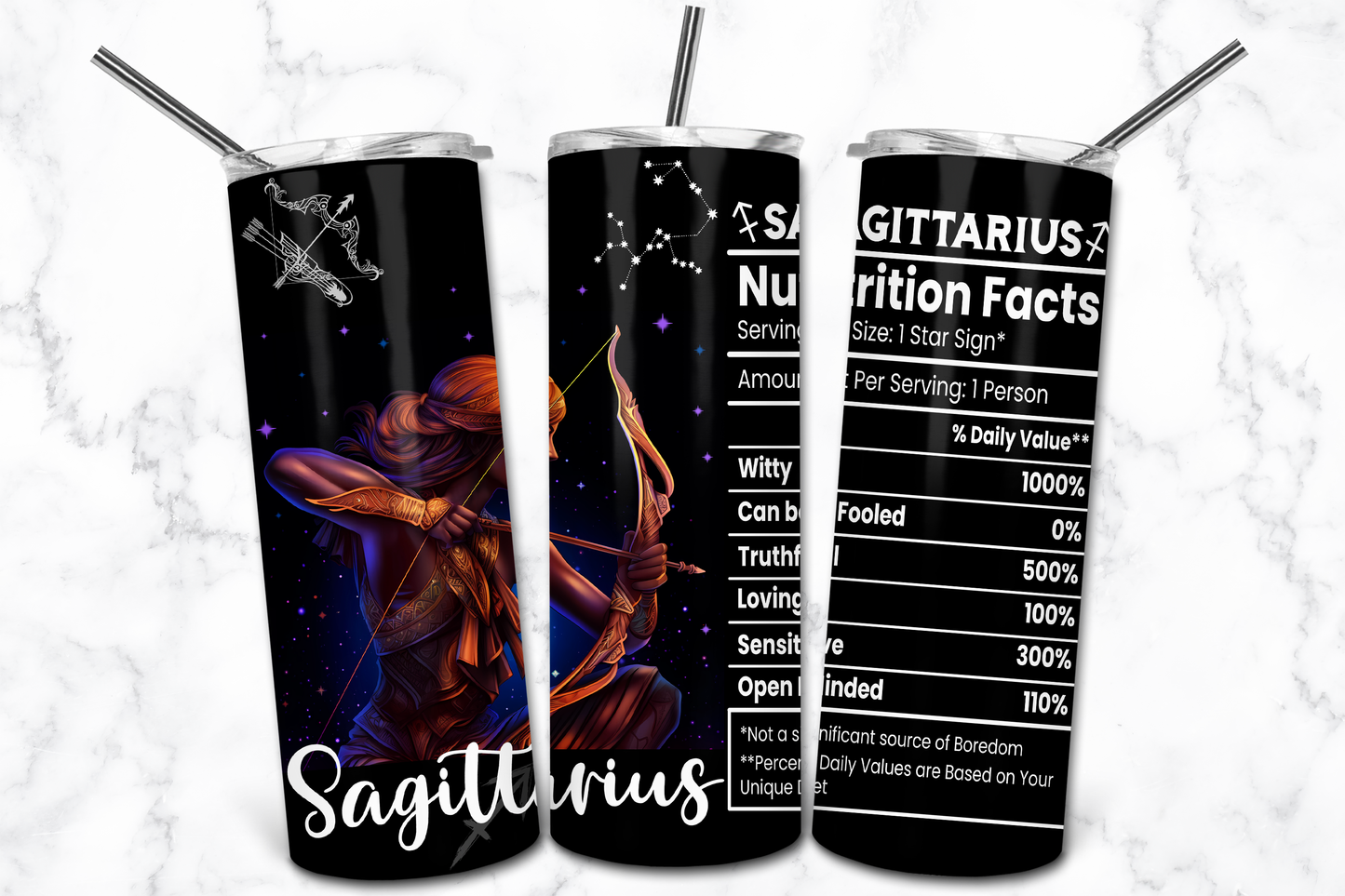Zodiac  Tumblers – Star Sign Collection