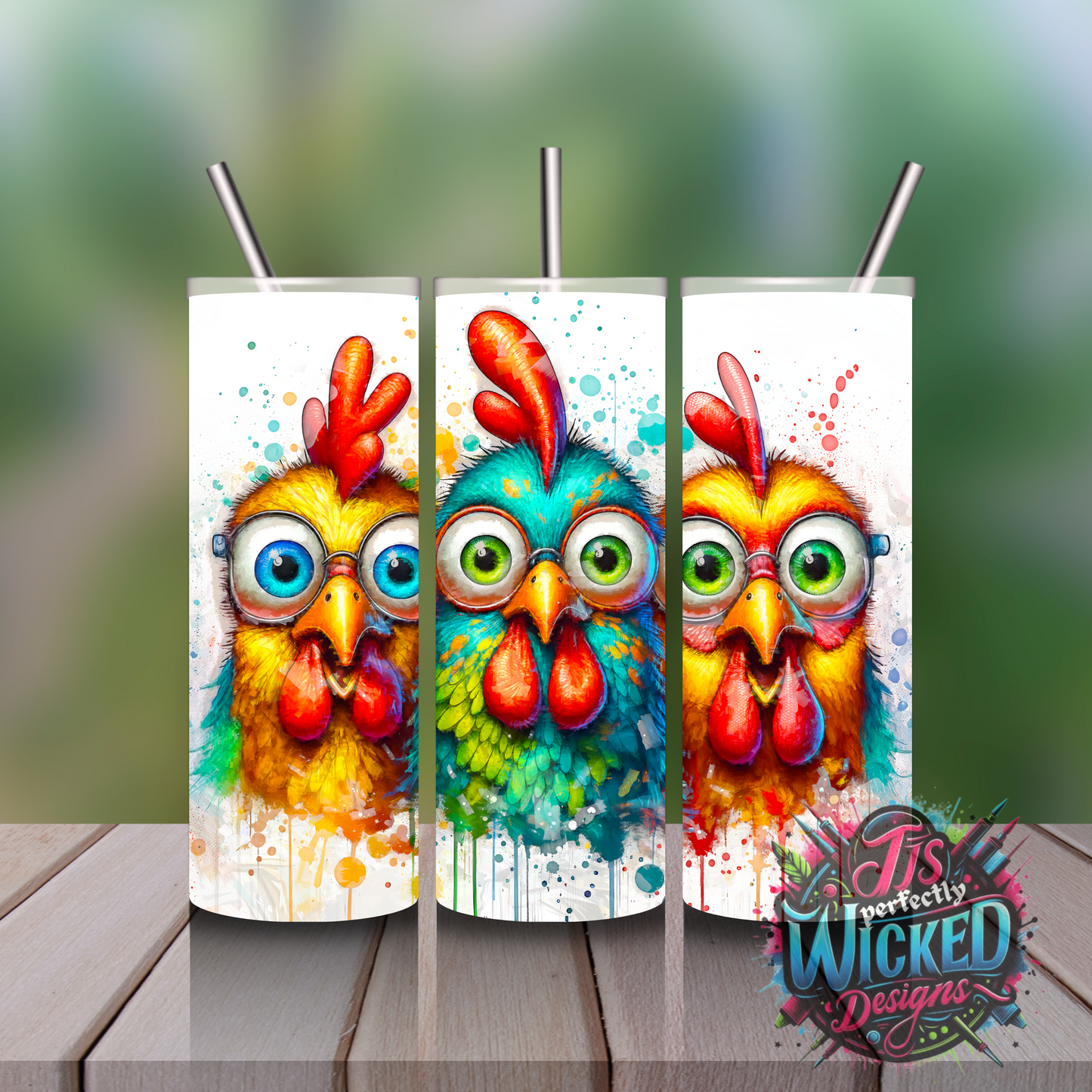 Zero Clucks Given – Unapologetically Rude Chicken Tumbler”