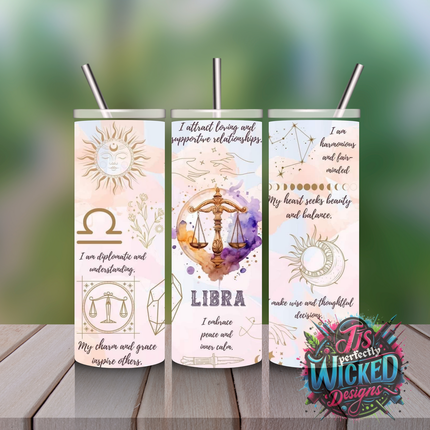 Zodiac  Tumblers – Star Sign Collection